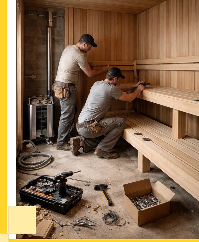 Монтаж саун под ключ в Биробиджане от 121656 р. | ЭриданБрб