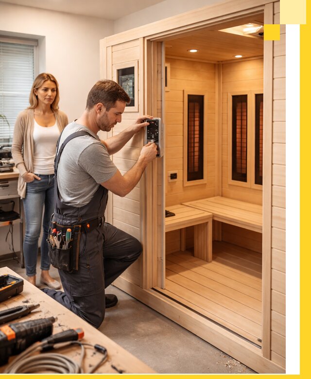 Инфракрасные сауны под ключ в Биробиджане продажа и установка