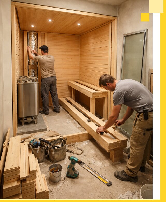 Проектирование и установка домашних саун под ключ в Биробиджане