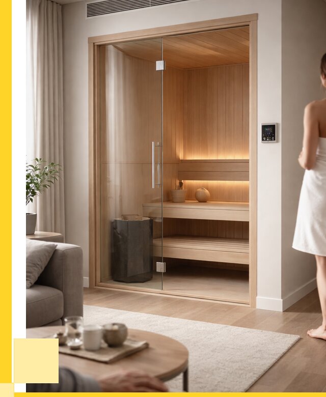 Сауна в квартире под ключ в Биробиджане от 121656 р. ЭриданБрб