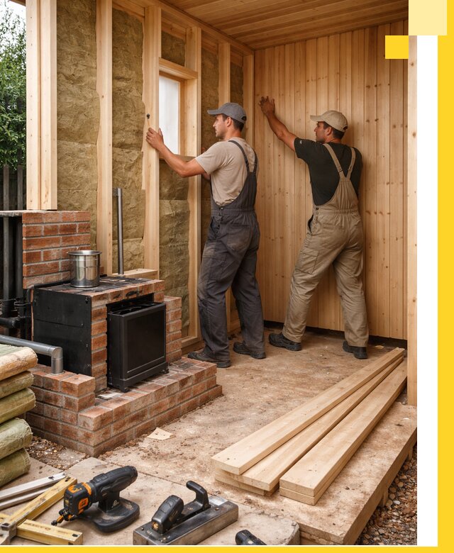 Строительство и установка дачных саун под ключ в Биробиджане