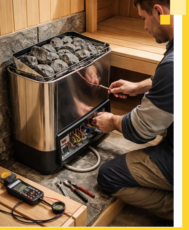 Продажа и установка электрокаменок для саун в Биробиджане