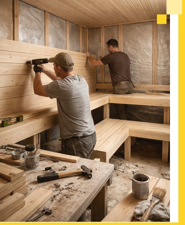 Профессиональная отделка бань и саун под ключ в Биробиджане