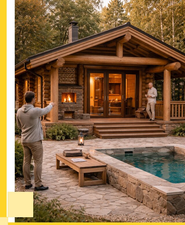 Проекты бань и хамам в Биробиджане от 25345 р. | ЭриданБрб