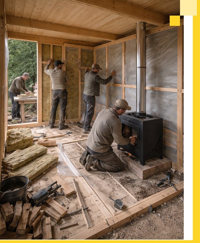 Профессиональный монтаж бань под ключ в Биробиджане для дома