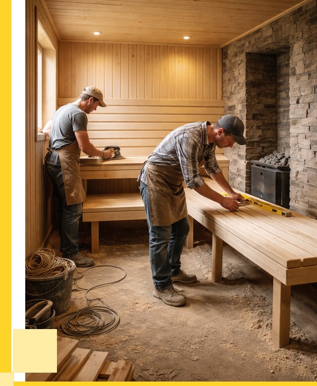 Отделка бани в Биробиджане: внутренняя отделка от 3041 р. | ЭриданБрб