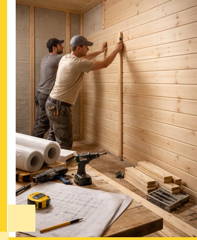 Обшивка бани вагонкой в Биробиджане от 1217 р., ЭриданБрб