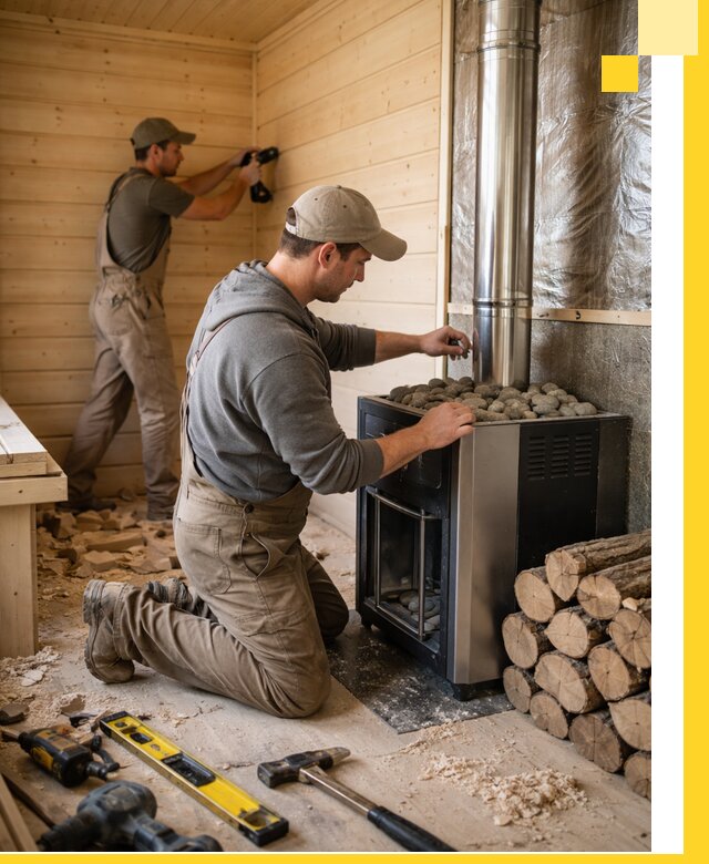 Строительство деревянных бань под ключ в Биробиджане проекты и монтаж