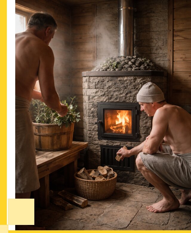 Банные печи под ключ в Биробиджане от 45621 р. | ЭриданБрб кирпичная