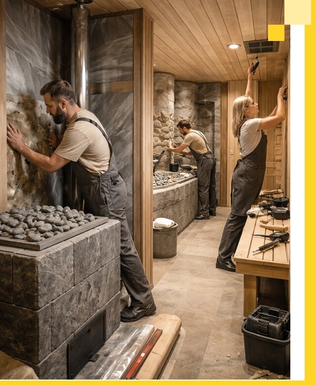 Строительство бань и SPA процедур в Биробиджане под ключ и отделкой