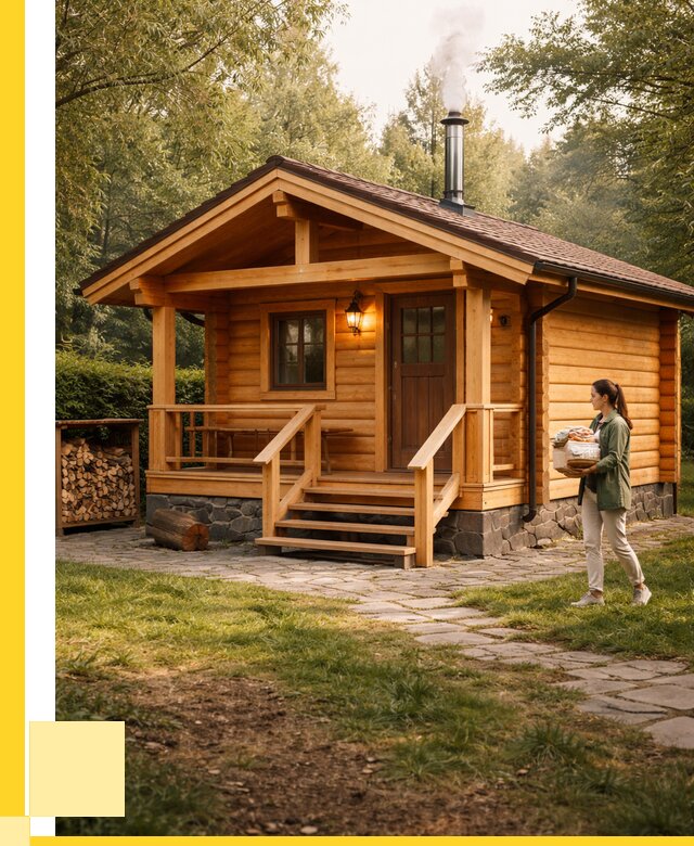 Купить баню под ключ в Биробиджане от 658970 р. | ЭриданБрб