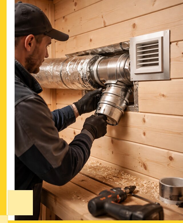 Монтаж вентиляции бани в Биробиджане от 12166 р. | ЭриданБрб