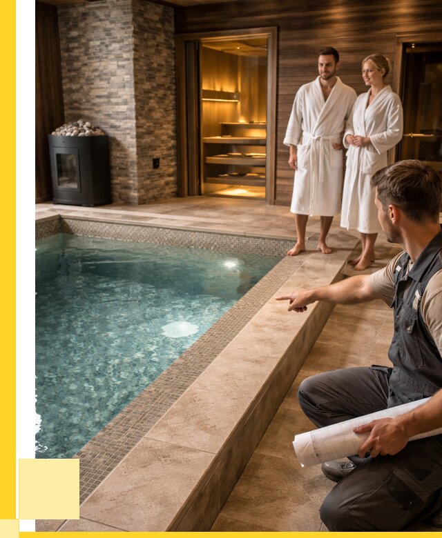 Проект бани с бассейном под ключ в Биробиджане от 65897 р. | ЭриданБрб