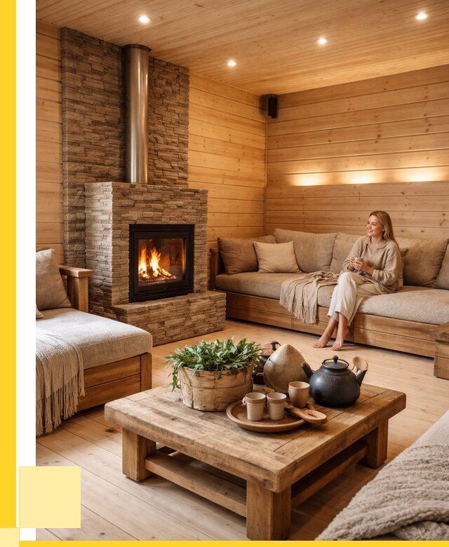 Проект бани с комнатой отдыха в Биробиджане от 35483 р. | ЭриданБрб