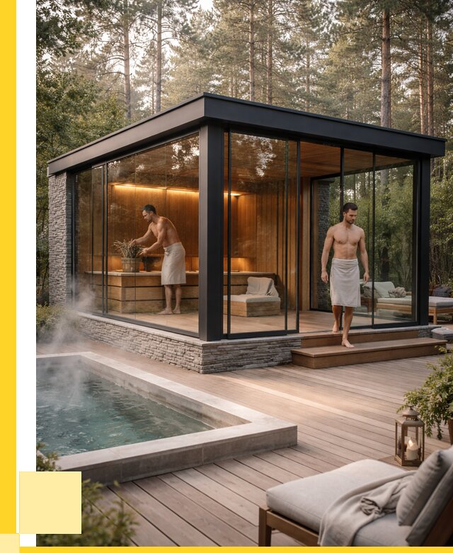 Стеклянные бани и двери в Биробиджане от 456210 р. | ЭриданБрб