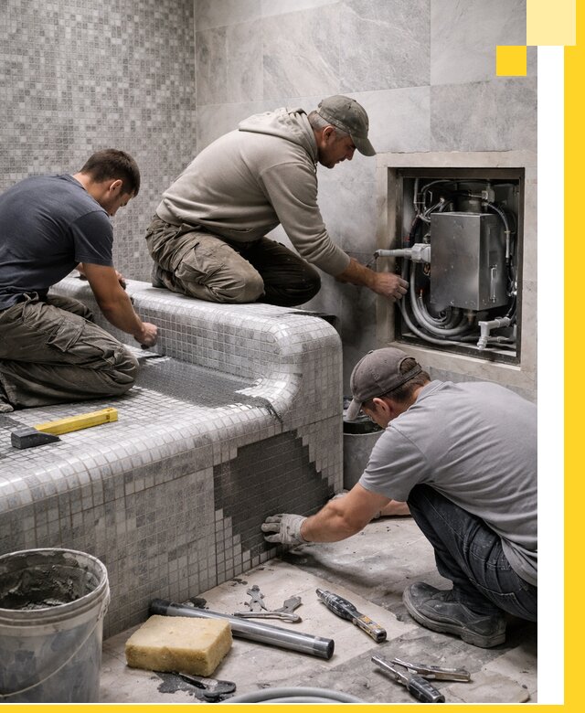 Проекты хамамов под ключ в Биробиджане и дизайн и строительство