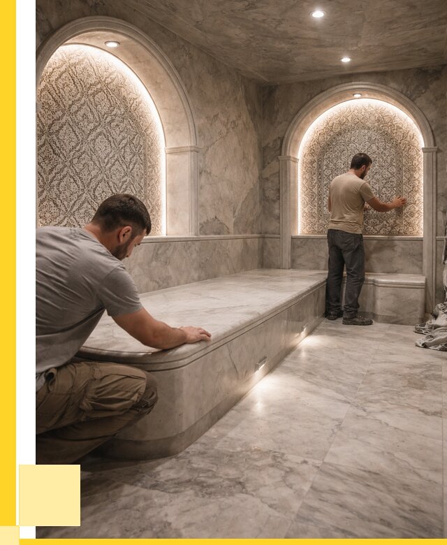 Турецкие бани под ключ в Биробиджане от 253450 р. | ЭриданБрб