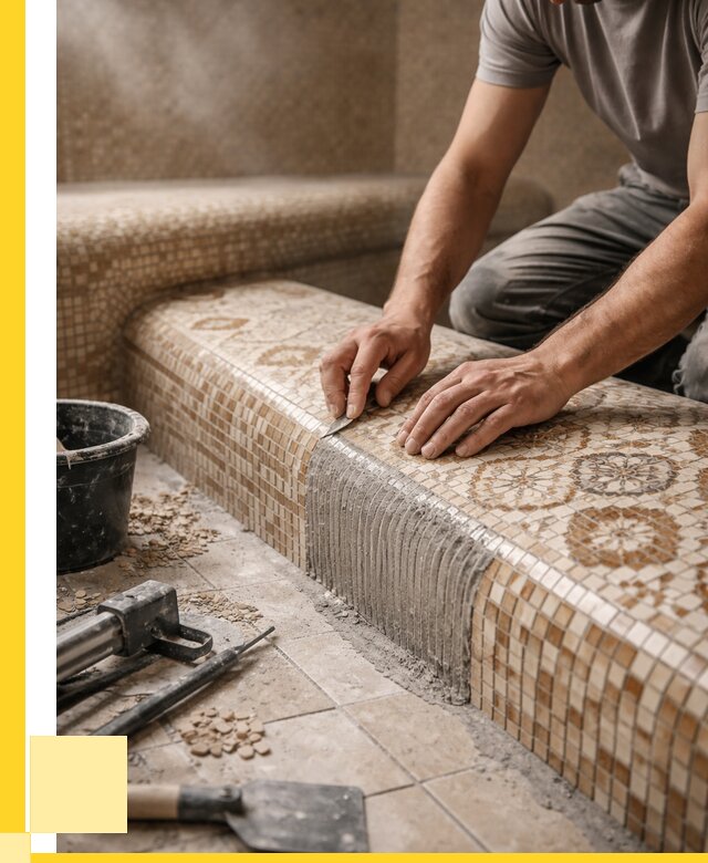 Плитка для хамама под ключ в Биробиджане от 3548 р. | ЭриданБрб