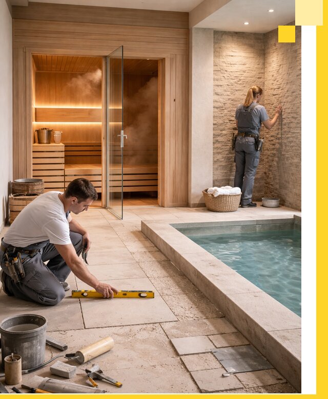 Комплексный дизайн и отделка интерьеров SPA под ключ в Биробиджане